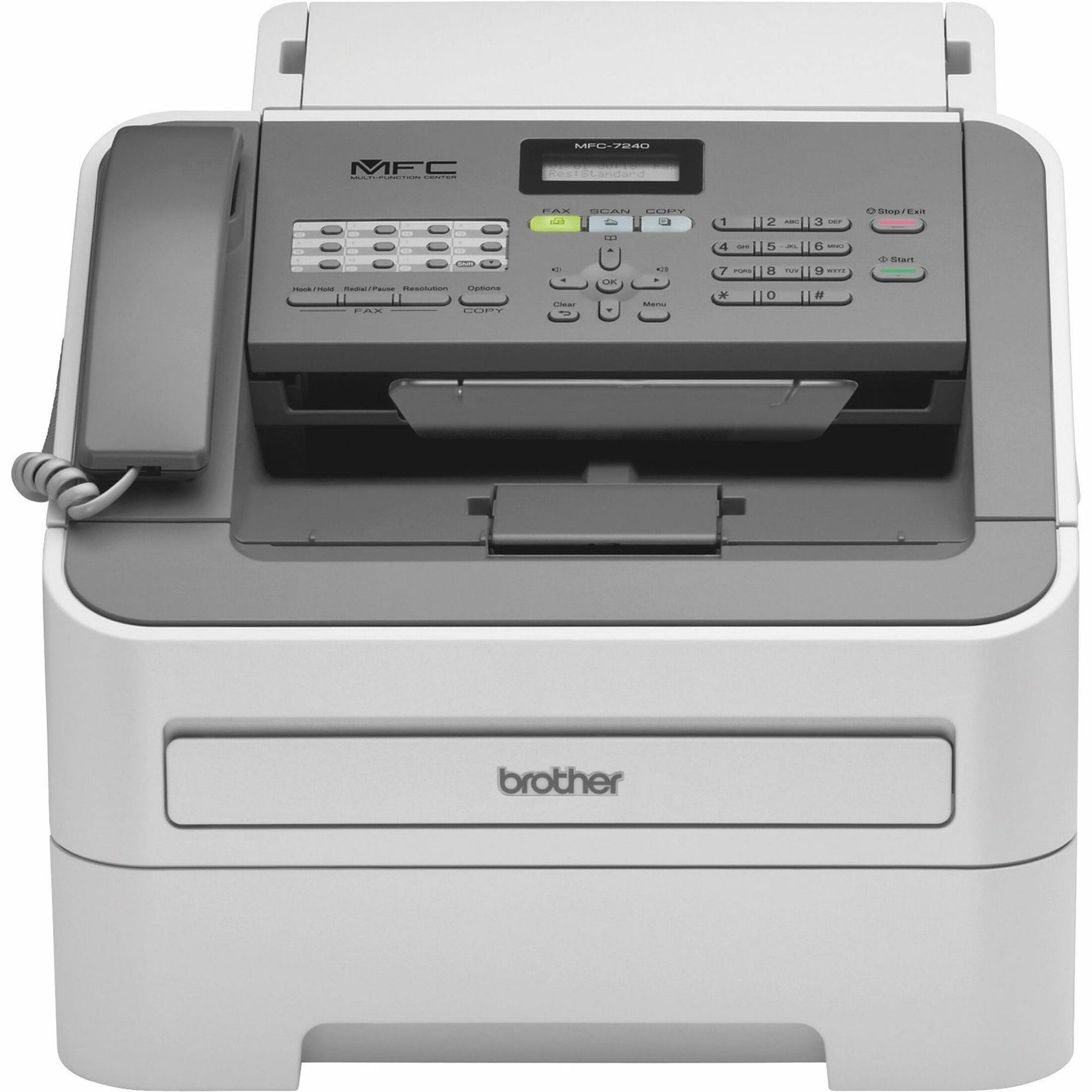 Brother Laser Multifunction Printer MFC-7240 Monochrome Black, Fax, Copier, Scanner, USB 2.0