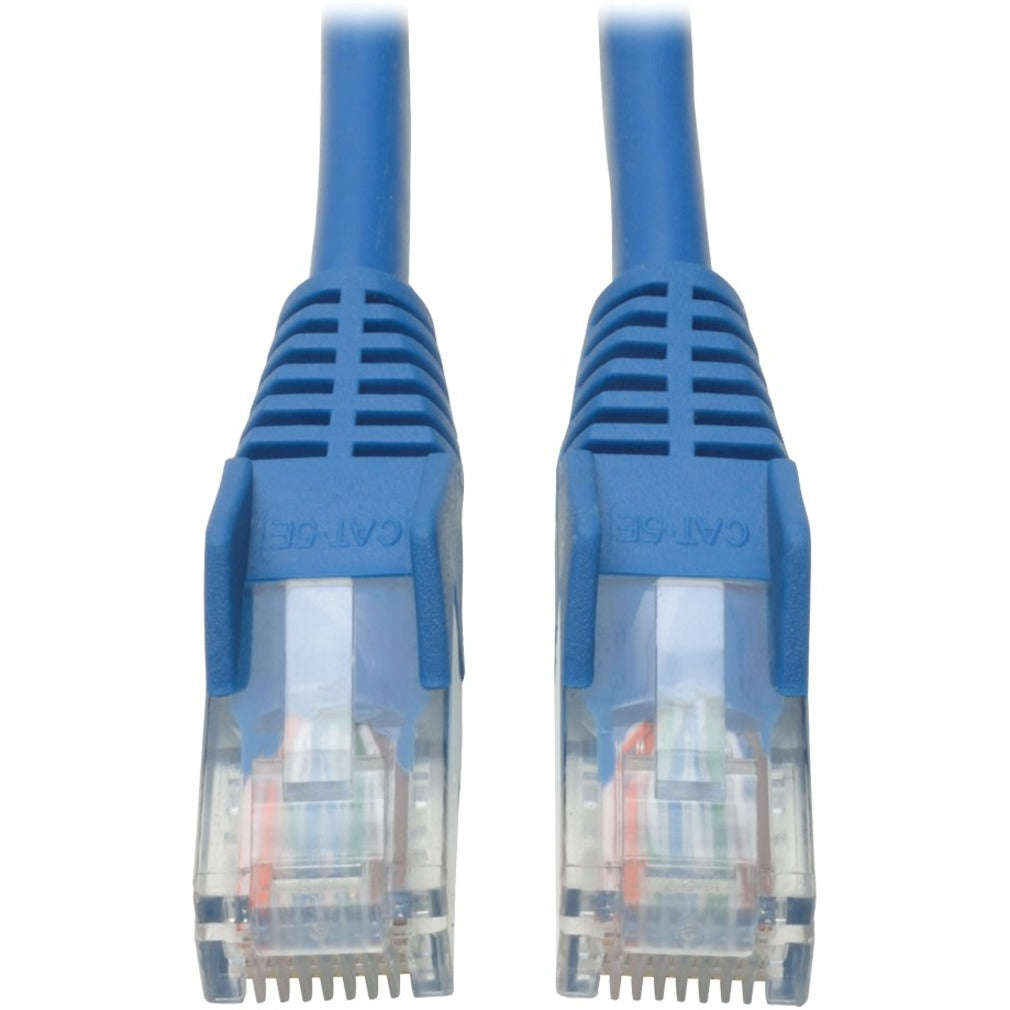 Tripp Lite N001-002-BL 2-ft. Cat5e 350MHz Snagless Molded Cable, Blue - High-Speed Ethernet Patch Cable