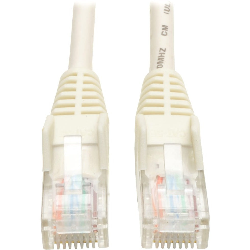 Tripp Lite by Eaton N001-014-WH 14-ft. Cat5e 350MHz Snagless Molded Cable, RJ45 M/M, White