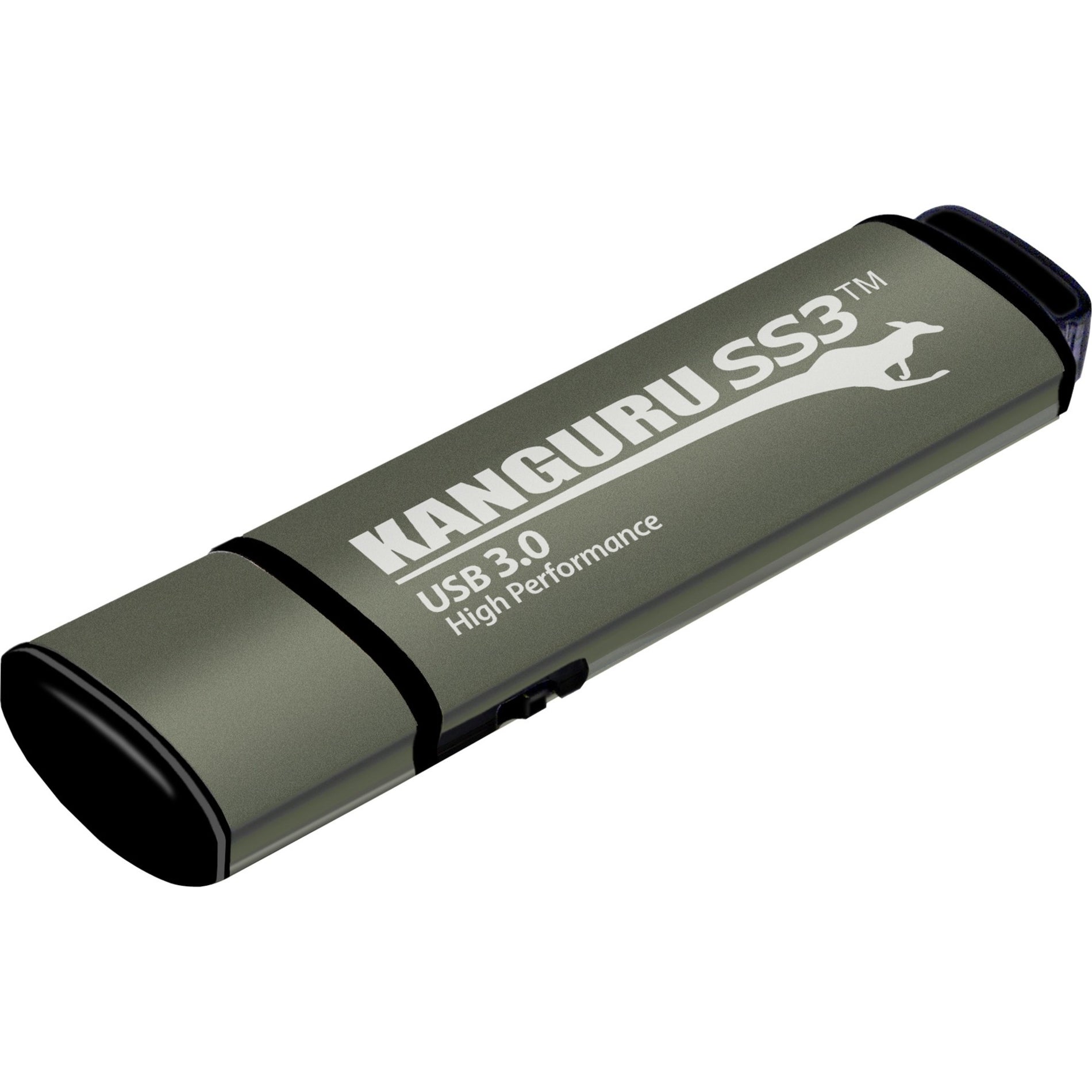 Kanguru KF3WP-16G SS3 USB 3.0 Flash Drive with Write Protect Switch, 16GB Storage Capacity