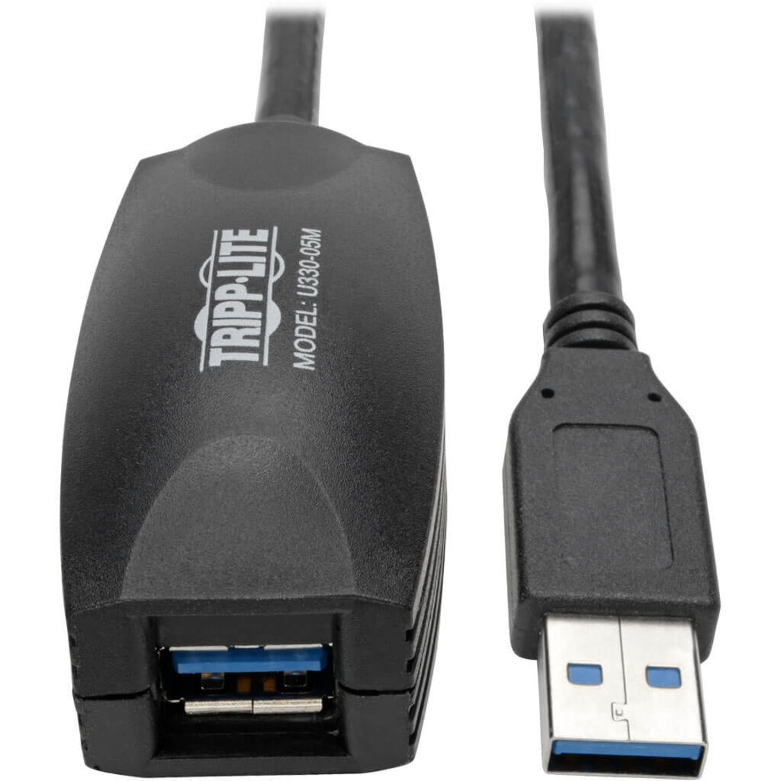 Tripp Lite U330-05M 5 meter USB3.0 Super Speed A/A Active Extension Cable, 16-ft, Gray
