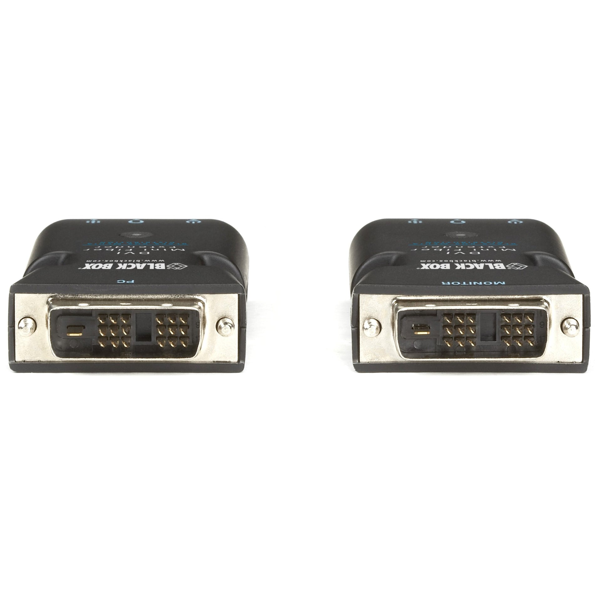 Black Box AVX-DVI-FO-MINI-RX Mini Extender Receiver Only for DVI-D and Stereo Audio over Fiber, WUXGA, 1920 x 1200, 3 Year Warranty