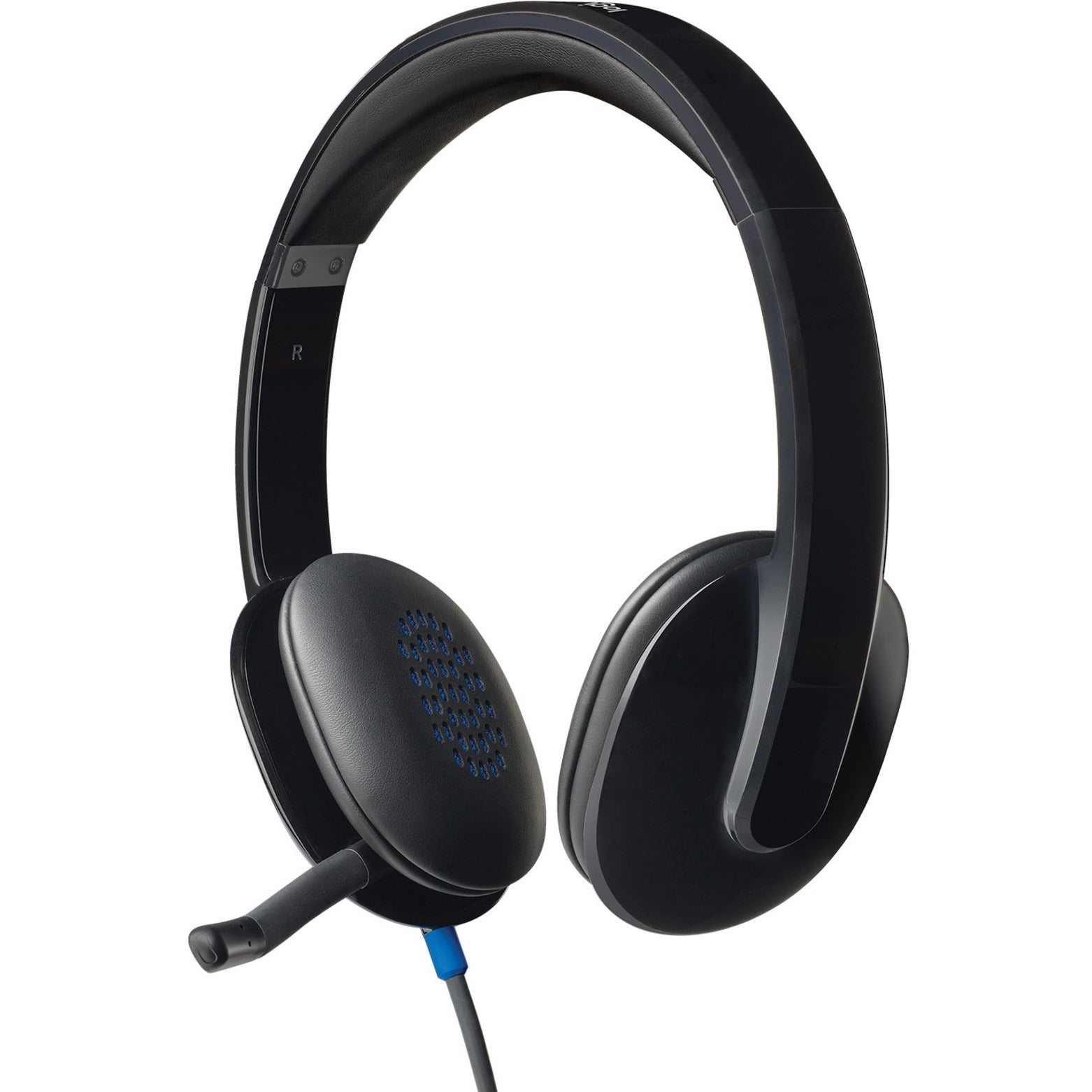 Logitech H540 USB Headset, High Performance Stereo, Over-the-head