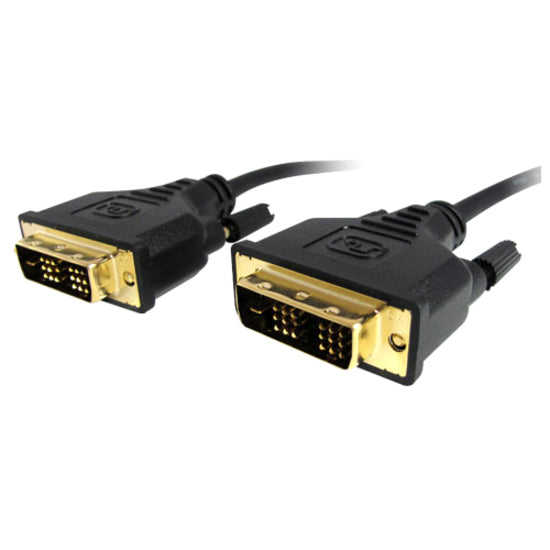 Comprehensive MDVI-MDVI-18INPRO MicroFlex Low Profile DVI-D Cables 1.5ft, Ultra Flexible, 10.2 Gbit/s, 1920 x 1080, Gold Plated Connectors