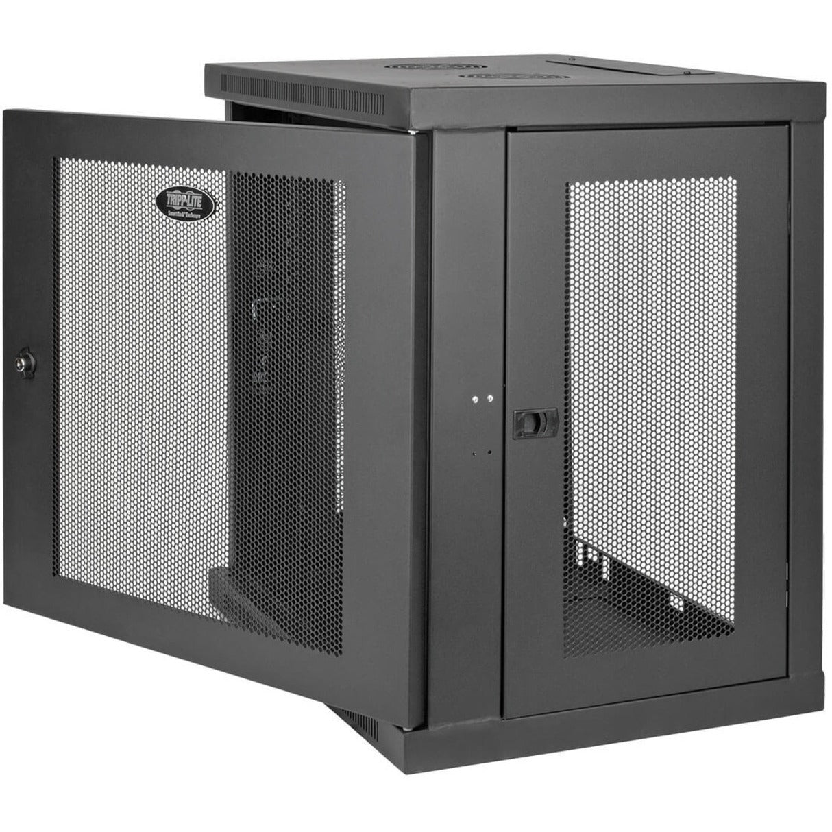 Tripp Lite SRW12U SmartRack 12U Wall-Mount Rack Enclosure Cabinet, Adj ...
