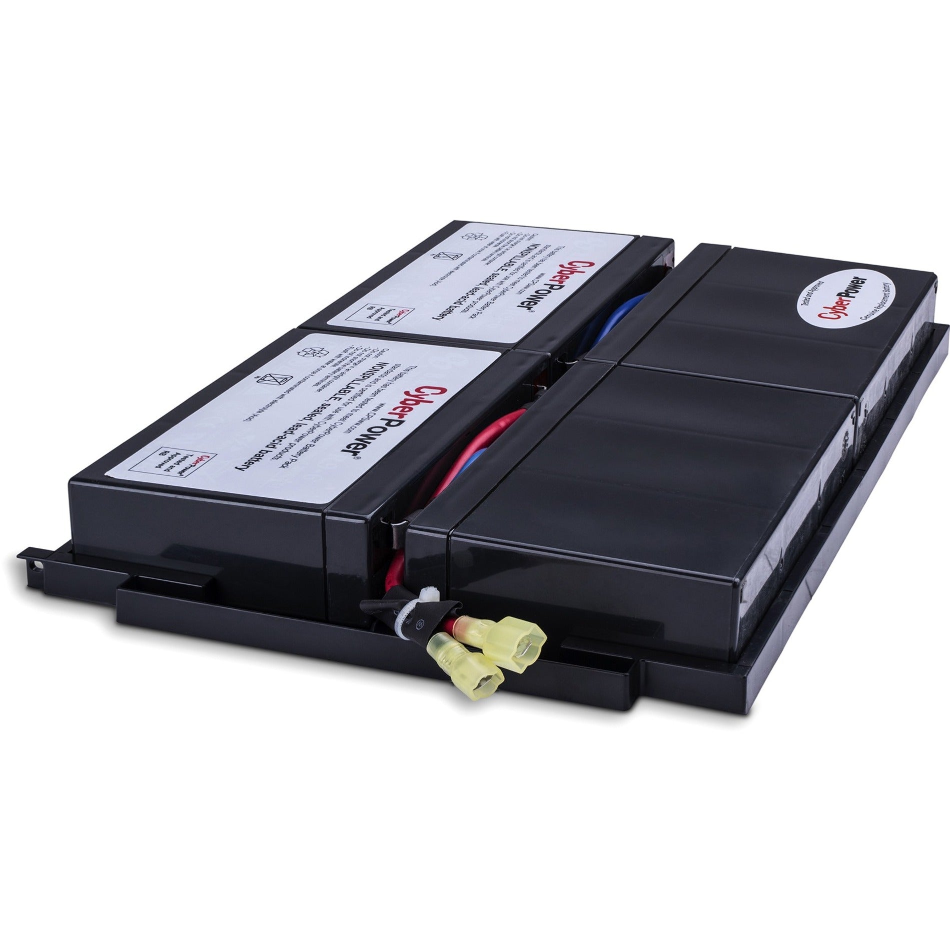 CyberPower RB0670X4 UPS Replacement Battery Cartridge, 6V DC, 7000mAh, Lead Acid, Maintenance-free
