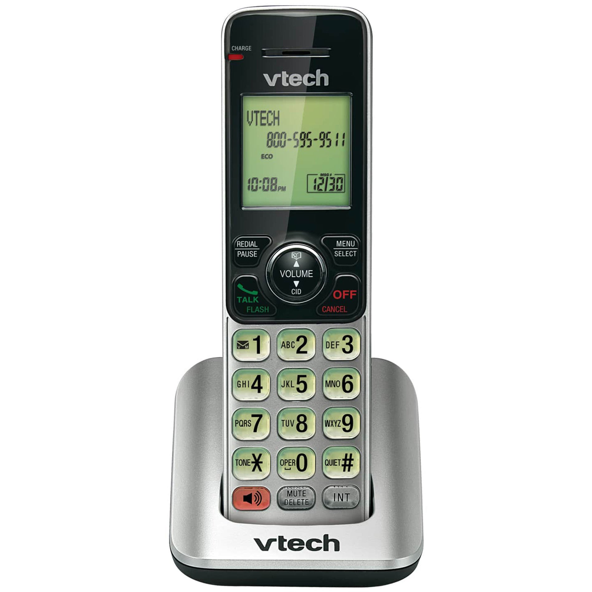 VTech CS6609 dect_6.0 1-Handset Landline Telephone, Caller ID/Call Waiting, Volume Control, Speakerphone