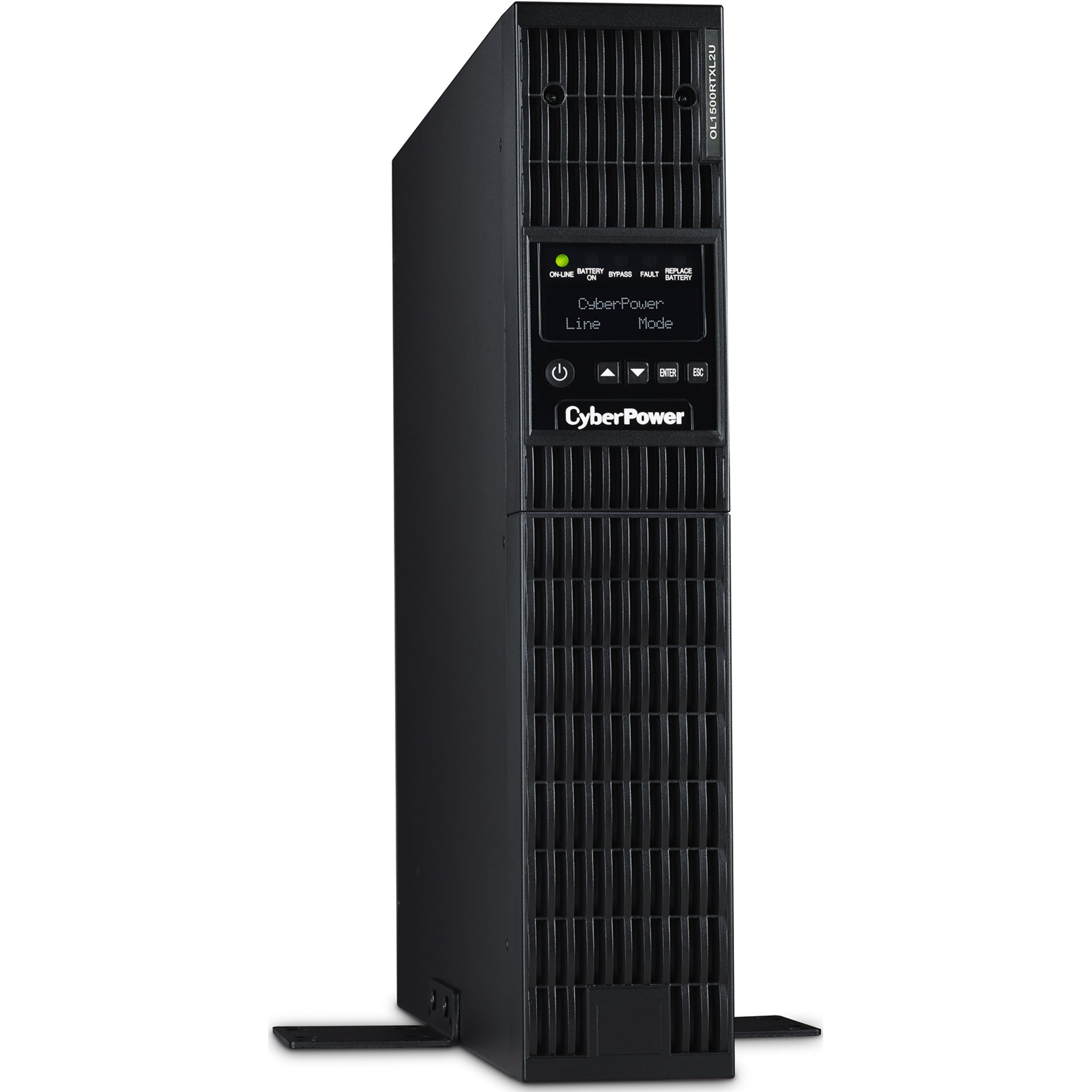 CyberPower OL1500RTXL2U Smart App Online UPS Systems, 1500VA 100-125V Sine Wave LCD Rack/Tower UPS