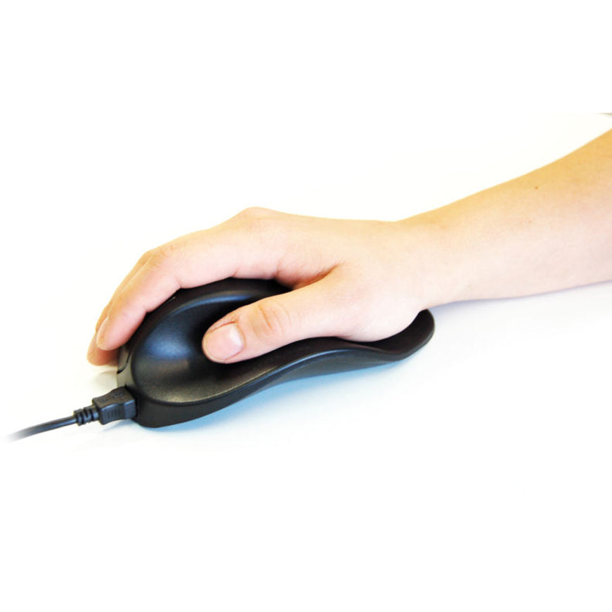 HandShoeMouse M2WB-LC Mouse, Ergonomic Fit, BlueTrack, 1500 dpi, USB