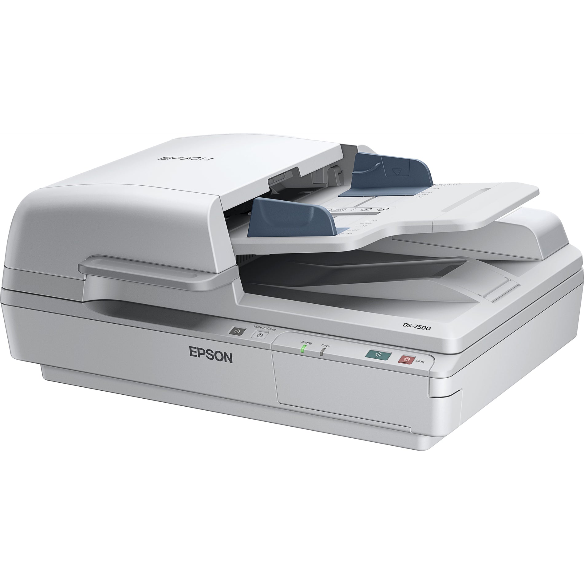 Epson B11B205321 WorkForce DS-7500 Document Scanner, Color, 1200 DPI, ADF Duplex Scanning
