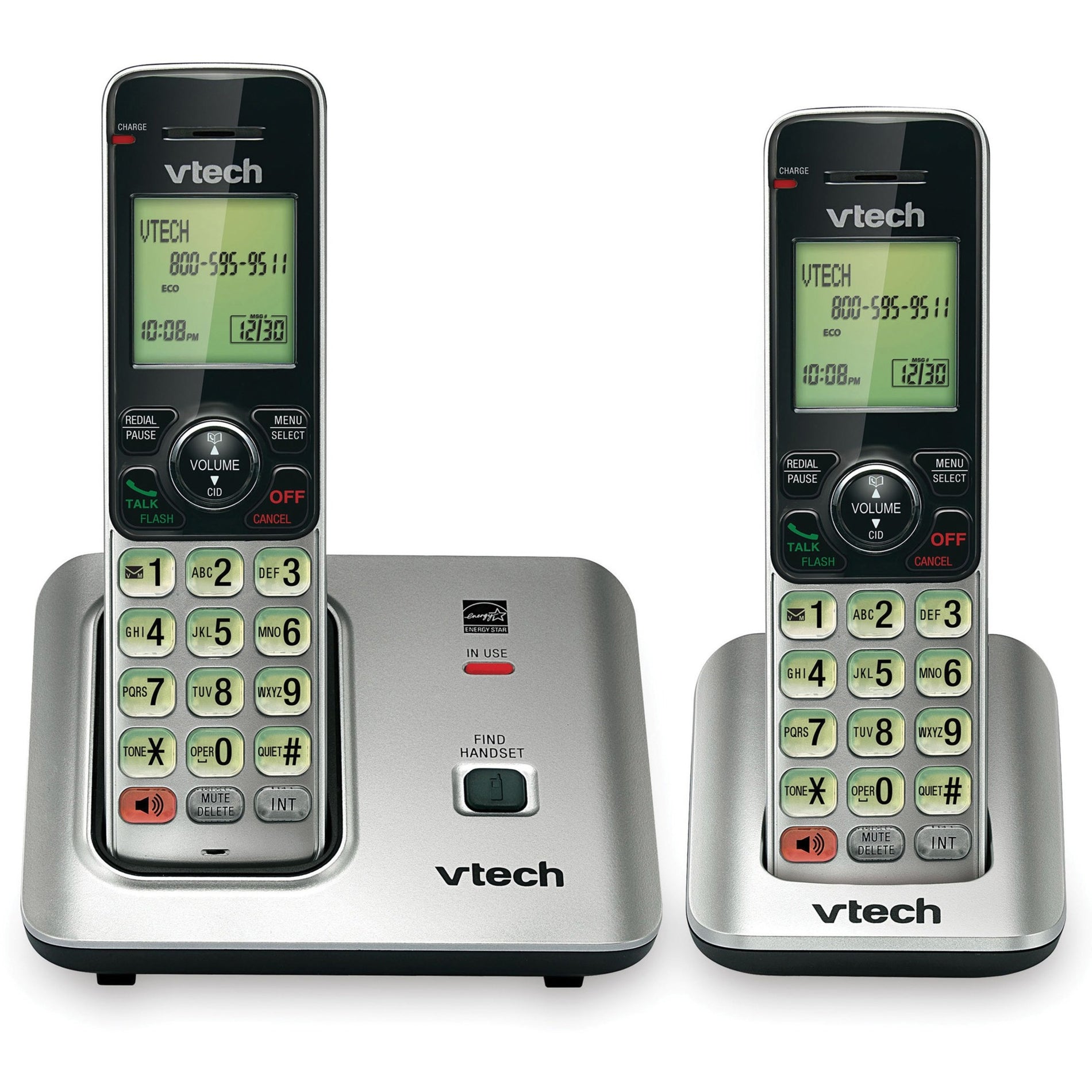 VTech 2 Handset Cordless Phone with Caller ID/Call Waiting [Discontinued]