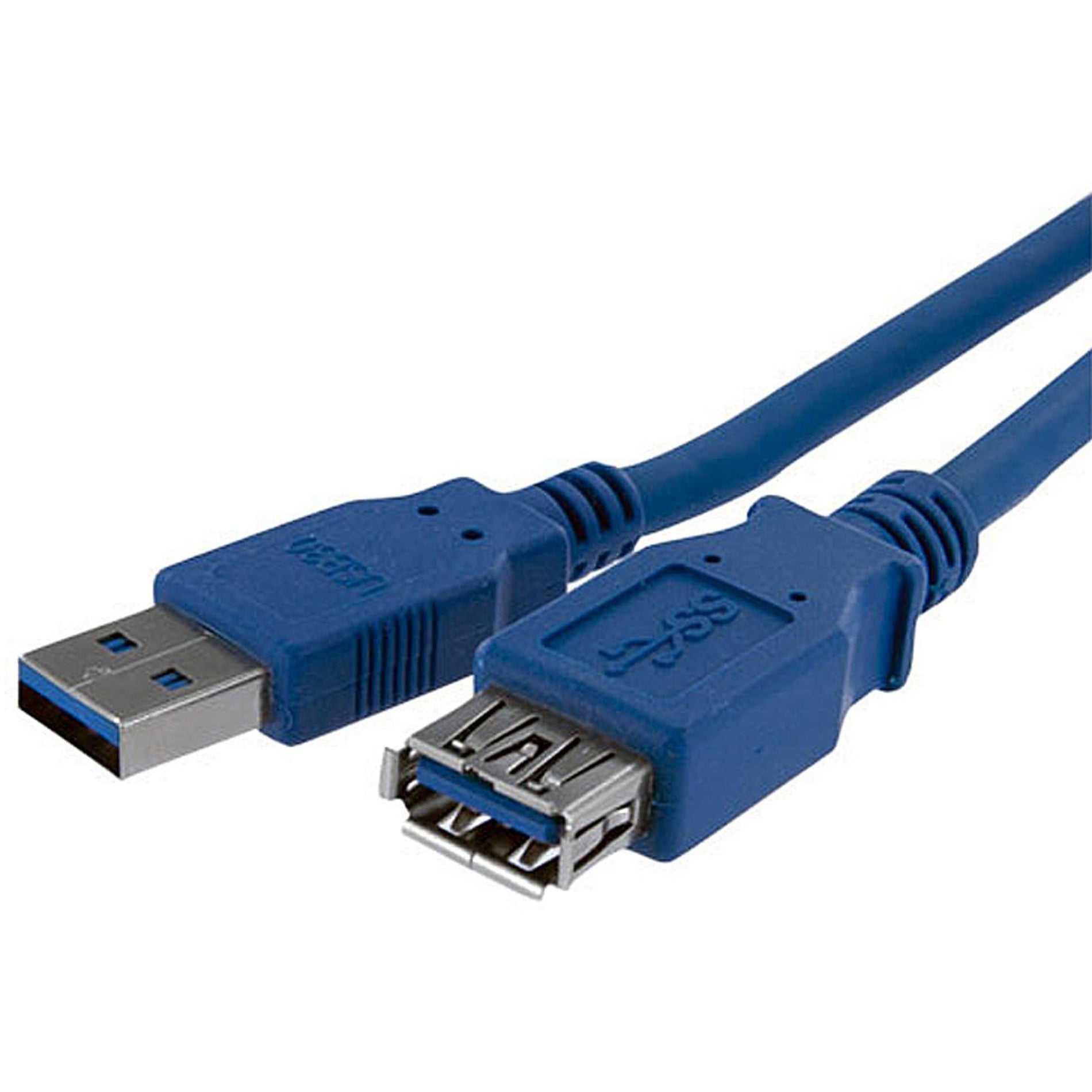 StarTech.com USB3SEXT1M 1m Blue SuperSpeed USB 3.0 Extension Cable A to A - M/F, 5 Gbit/s Data Transfer Rate, EMI Protection