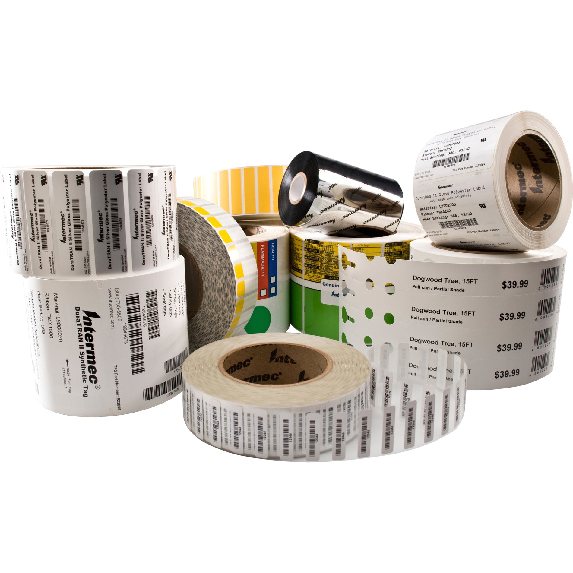 DuraTRAN II Multipurpose Label - Perforated, Heat Resistant, Abrasion Resistant [Discontinued]