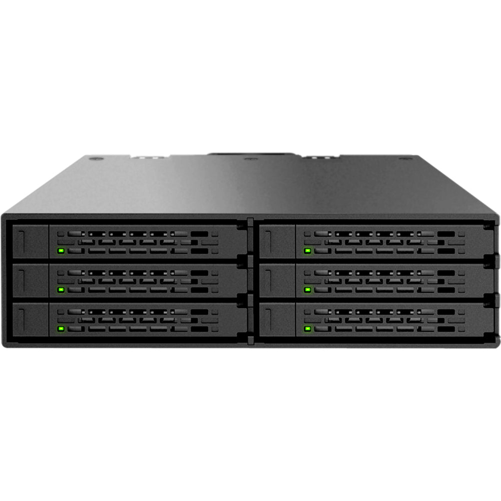 Icy Dock MB996SP-6SB 6 in 1 SATA Hot Swap Backplane RAID Cage, Vibration Resistant, 6 Hard Drive Support, 6 SSD Support