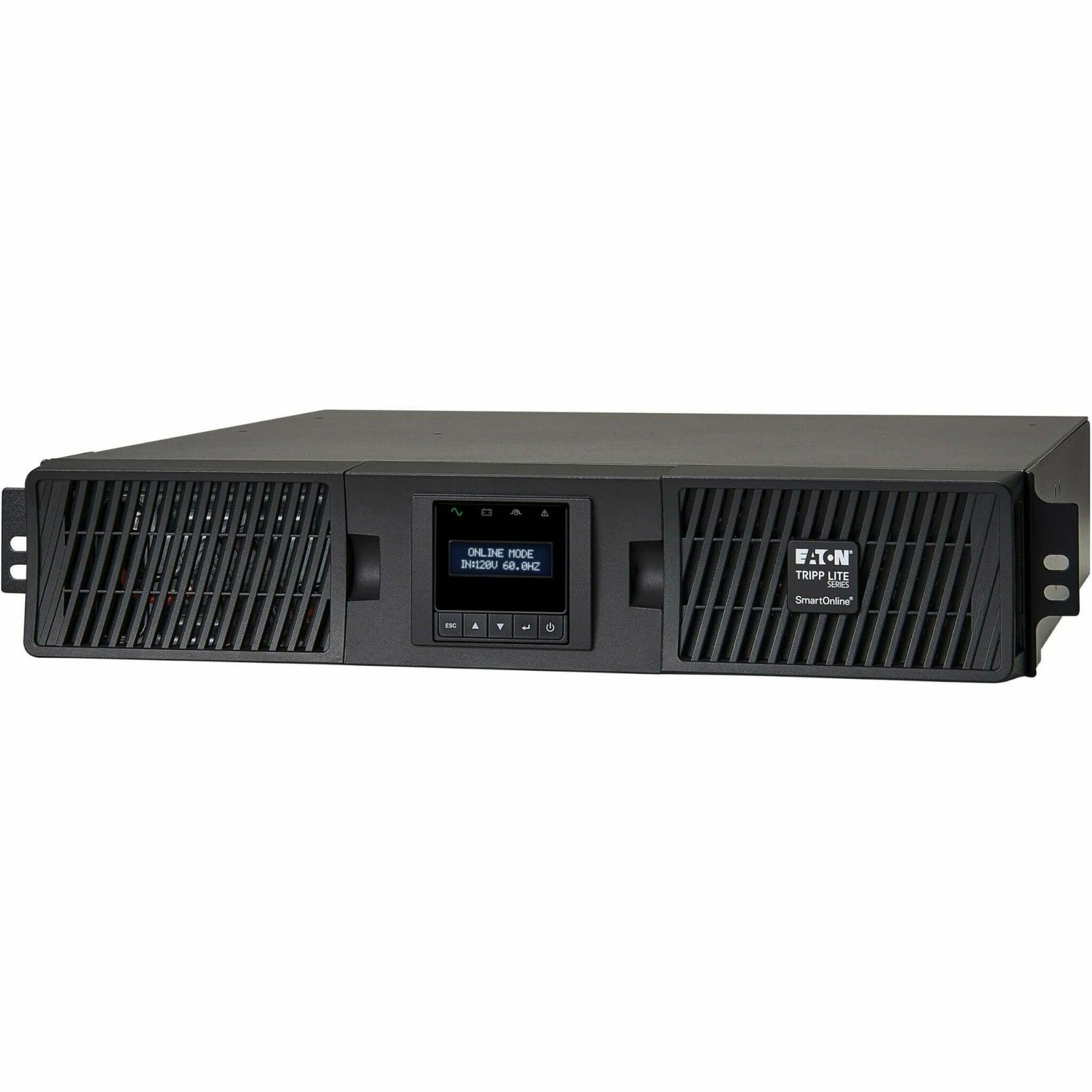Tripp Lite SU750RTXLCD2U SmartOnline UPS System, 750VA 675W Rackmount LCD 100V-120V USB 2URM RT