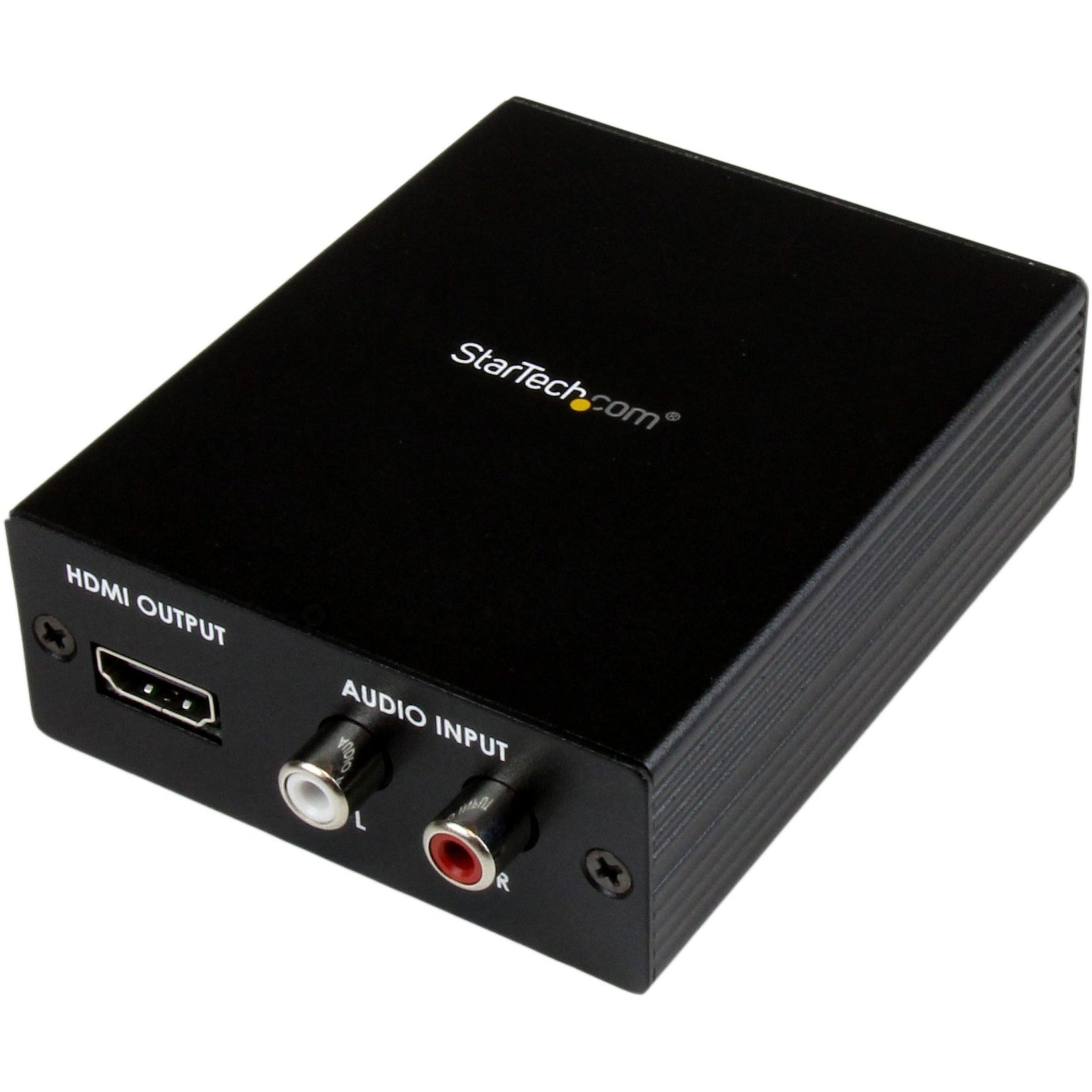 StarTech.com VGA2HD2 Component / VGA Video and Audio to HDMI Converter - PC to HDMI - 1920x1200, TAA Compliant