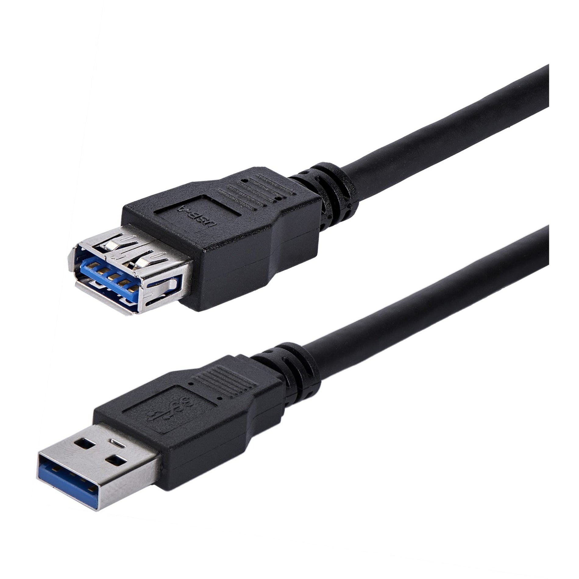 StarTech.com USB3SEXT1MBK 1m Black SuperSpeed USB 3.0 Extension Cable A to A - M/F, 5 Gbit/s Data Transfer Rate