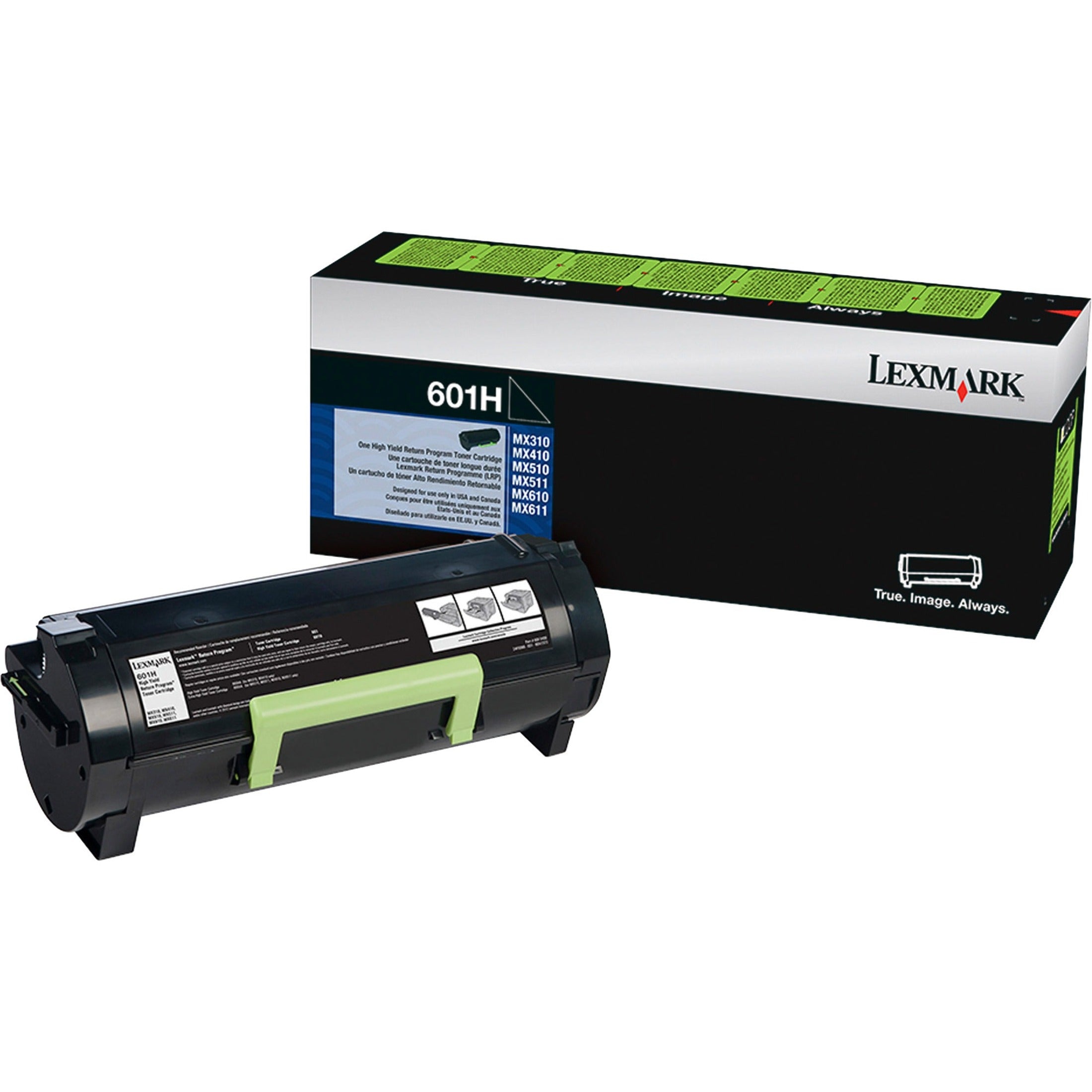 Lexmark 60F1H00 Unison 601H Toner Cartridge, High Yield, Black, 10,000 Pages