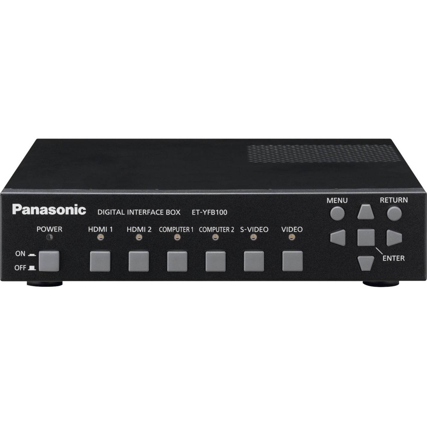 Panasonic ET-YFB100G Digital Interface Box - Simple AV Transmission System, VGA/HDMI Inputs, Twisted Pair, 328.08 ft Operating Distance