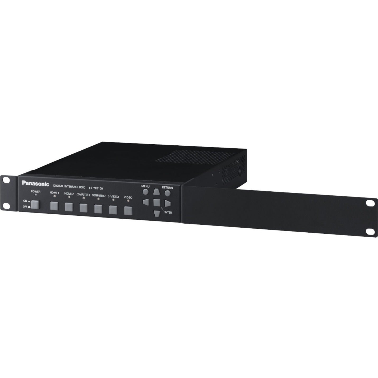 Panasonic ET-YFB100G Digital Interface Box - Simple AV Transmission System, VGA/HDMI Inputs, Twisted Pair, 328.08 ft Operating Distance
