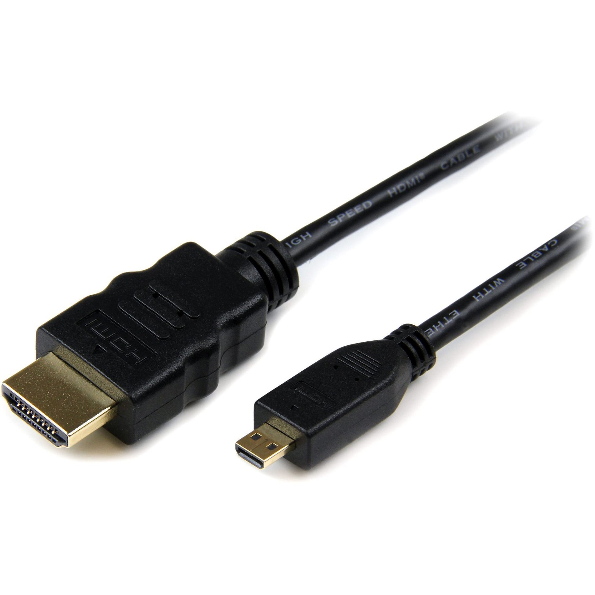 High Speed HDMI Cable with Ethernet - HDMI to HDMI Micro - 9.84 ft (HDADMM3M)