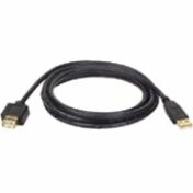 Ergotron 97-747 6-ft. USB 2.0 Extension Cable, Data Transfer Cable, Copper Conductor, Shielded, Gold Plated Connectors, Black