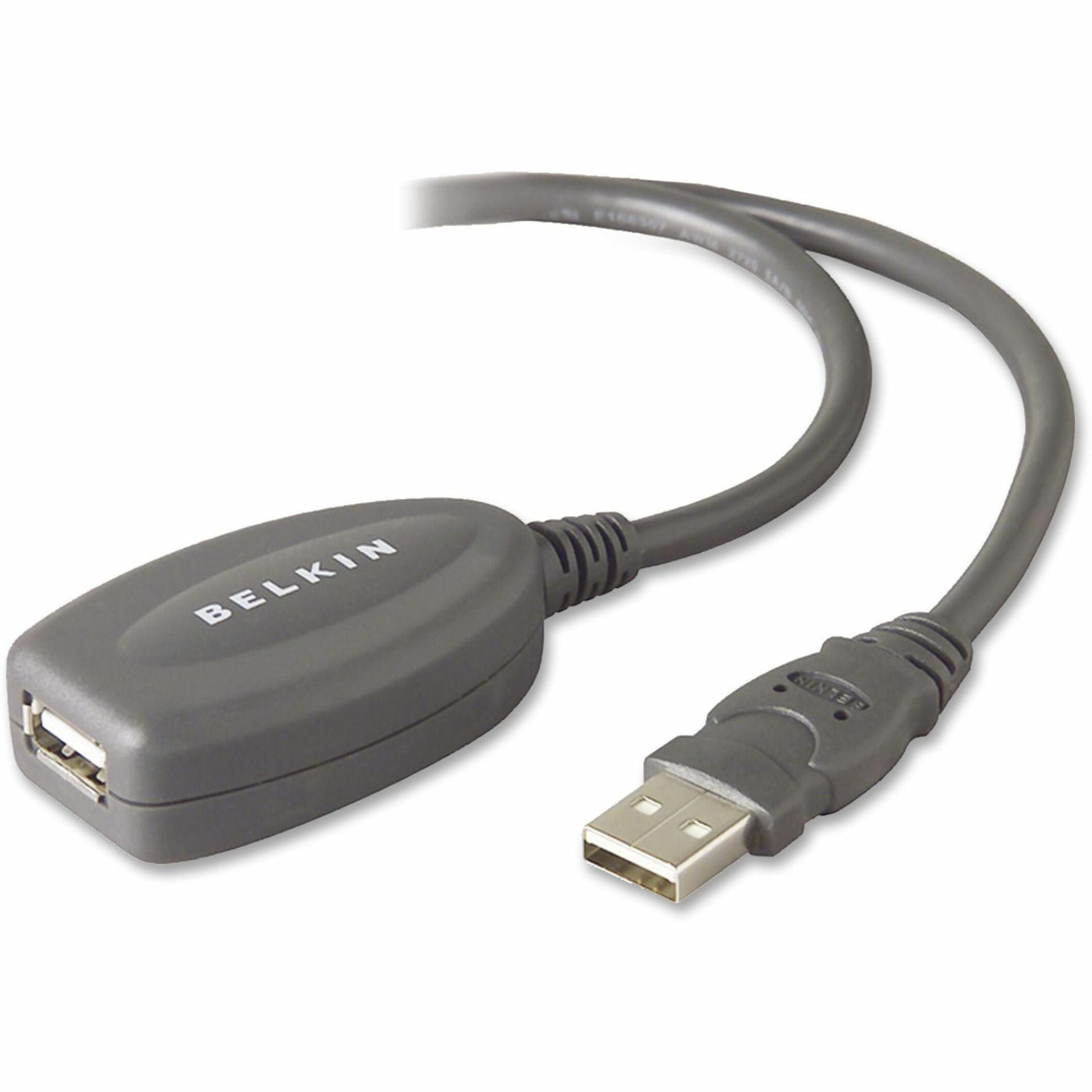 Belkin F3U130-16 16' USB Extension Cable, Connect up to 80 ft, Plug-and-Play
