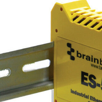 Brainboxes ES-551 Isolated Industrial Ethernet to Serial 1xRS232/422/485, Lifetime Warranty, DIN Rail Mountable