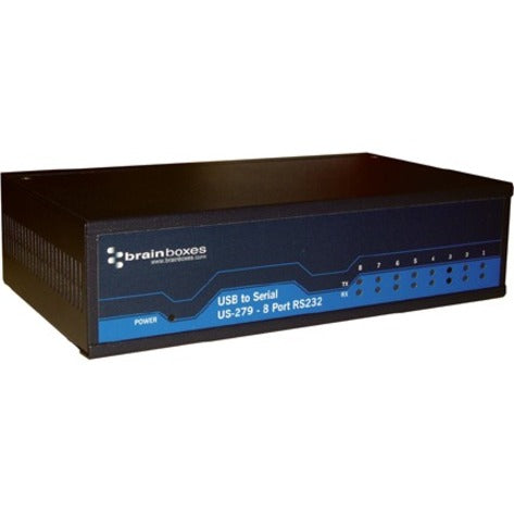 Brainboxes US-279 8 Port RS232 USB to Serial Adapter, TAA Compliant, United Kingdom Origin