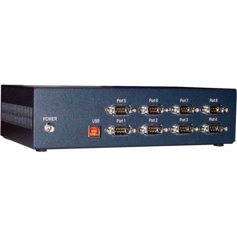 Brainboxes US-601 8 Port RS422/485 USB to Serial Multi Drop Hub, Lifetime Warranty, TAA Compliant, United Kingdom Origin