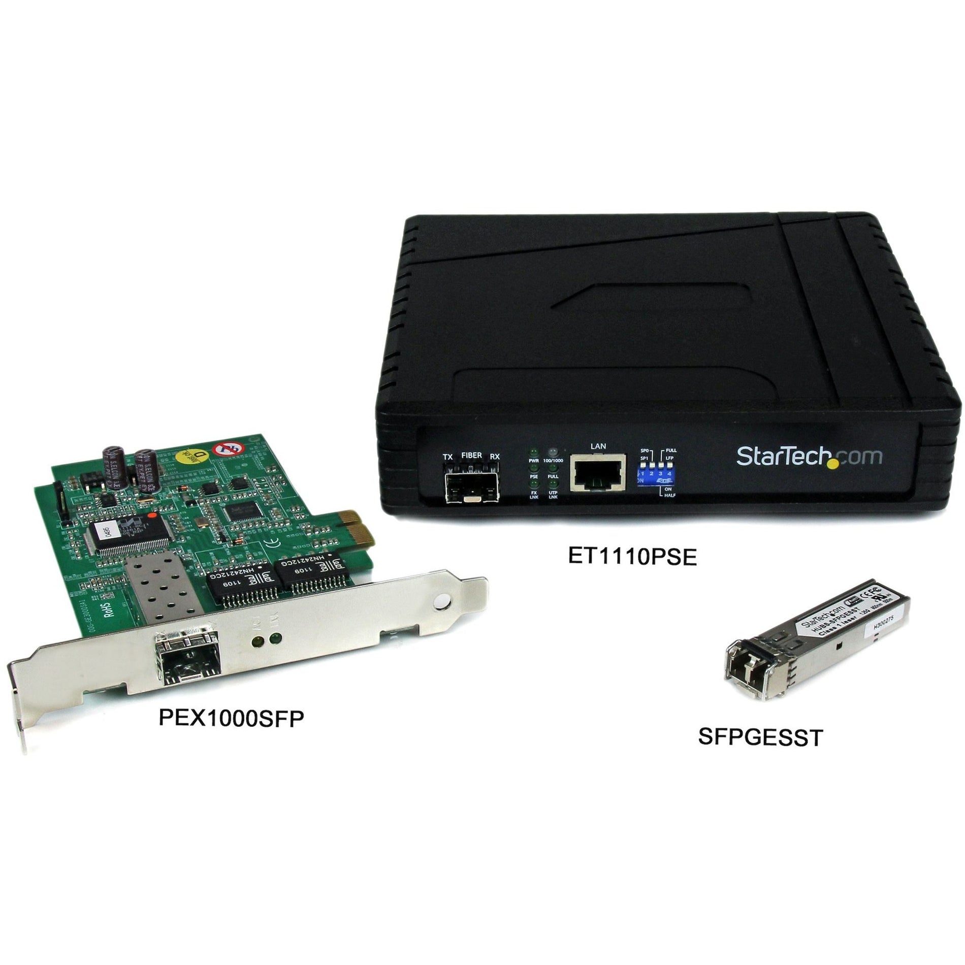 StarTech.com SFPGESST Cisco SFP-GE-S Compatible SFP Fiber Module - 1000BASE-SX, LC Duplex 1000Base-SX Network
