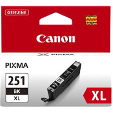 Canon 6448B001 CLI-251XL Ink Cartridge, High Yield Black