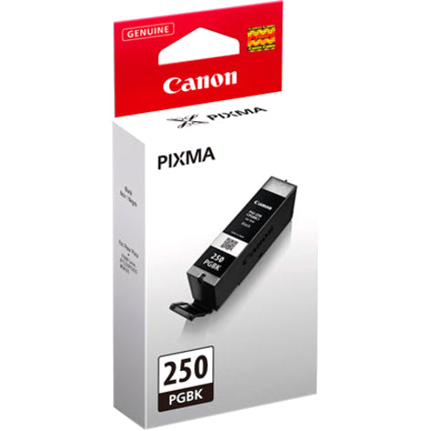 Canon 6497B001 PGI-250PGBK Ink Cartridge, Smudge Resistant, Pigment Black, 300 Pages