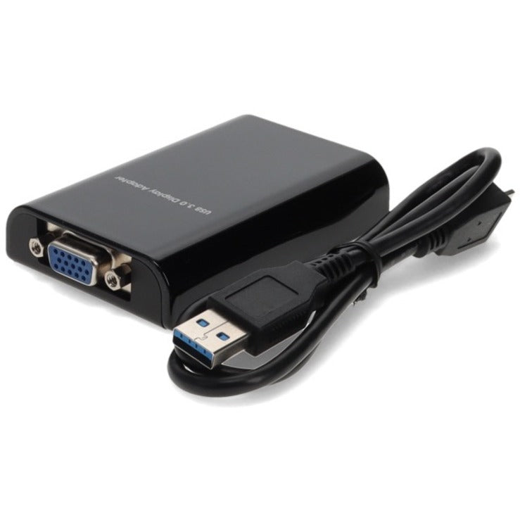 AddOn USB32VGA USB 3.0 to VGA Multi Monitor Adapter/External Video Card, Blue Adapter