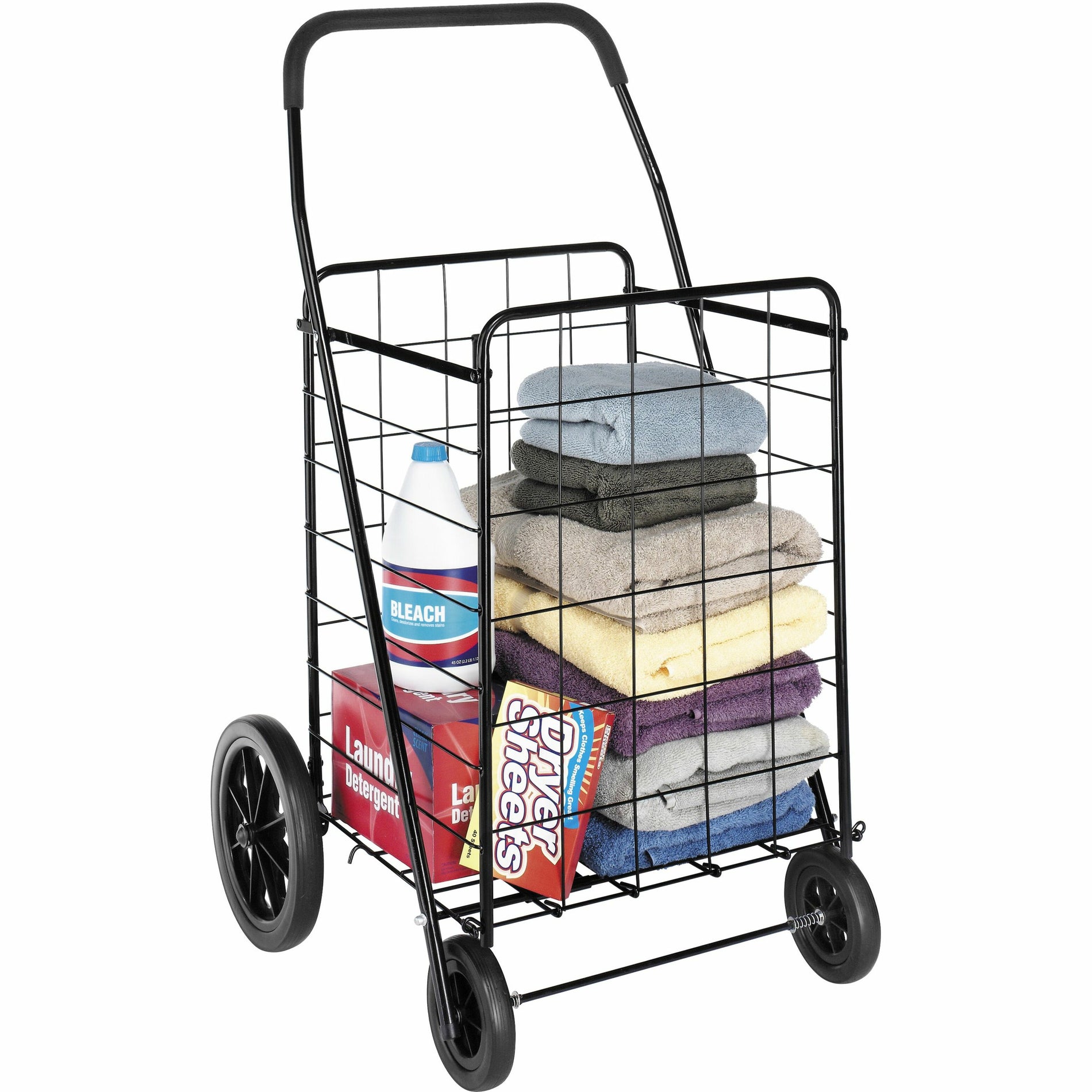 Whitmor 6318-2678 Utility Cart, Folded-up, Lightweight, Shopping Cart