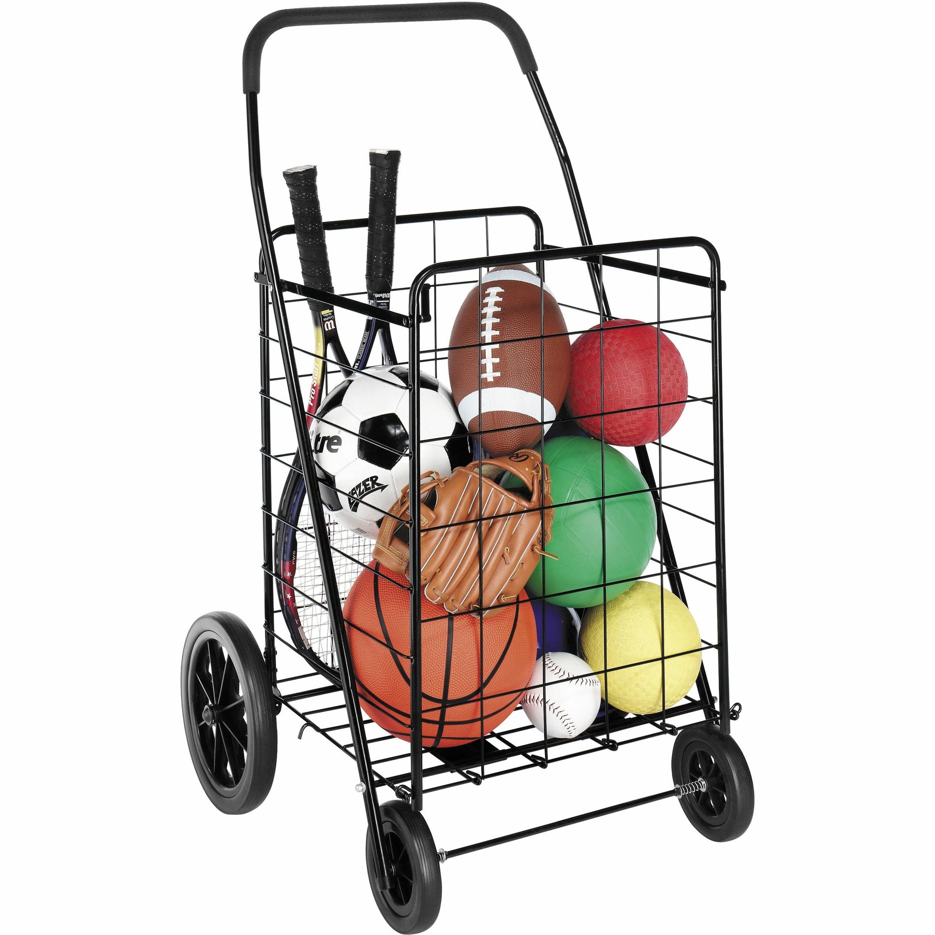 Whitmor 6318-2678 Utility Cart, Folded-up, Lightweight, Shopping Cart