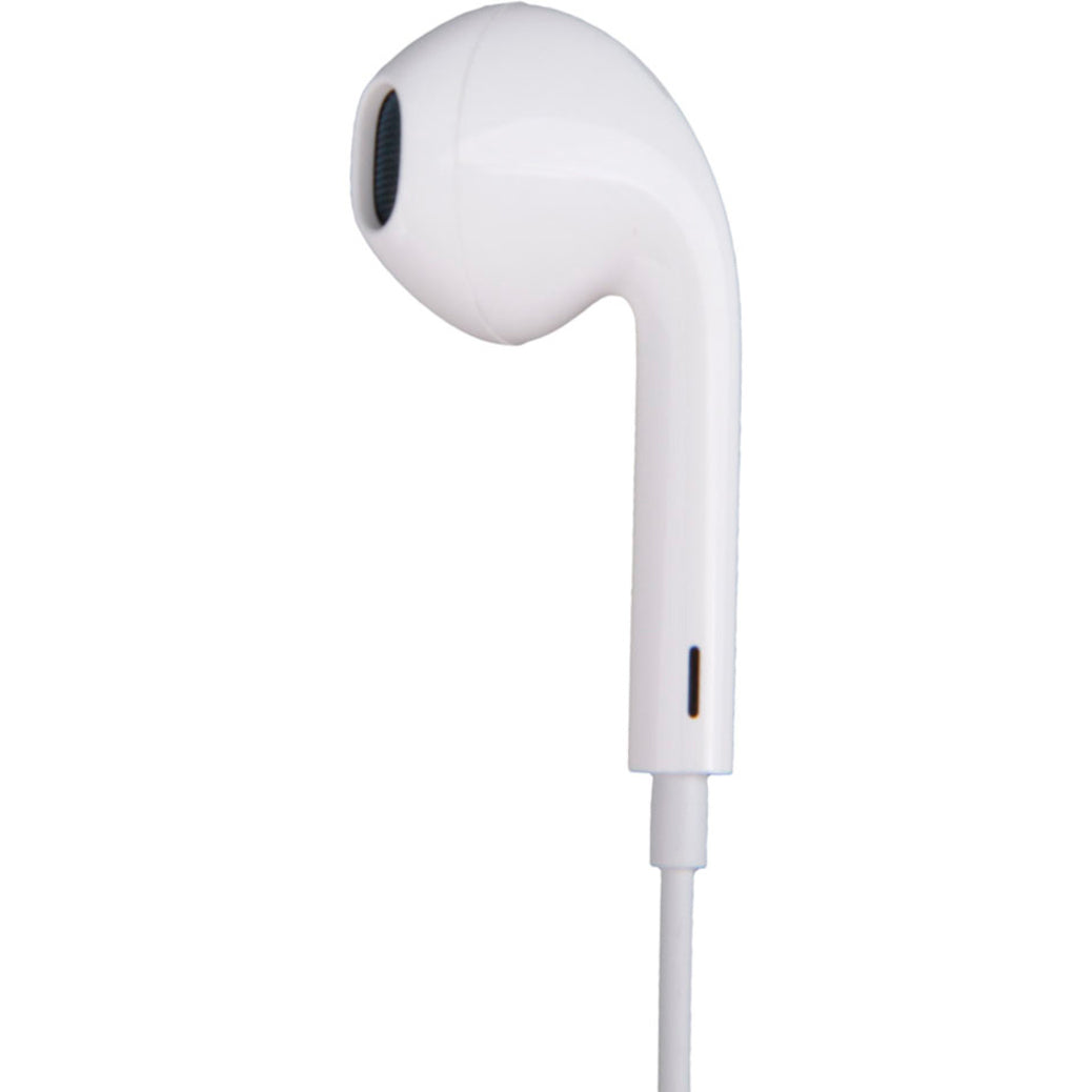 4XEM 4XAPPLEEARPODS iPhone Earpods, Binaural Earbud Earphones with In-line Remote, White