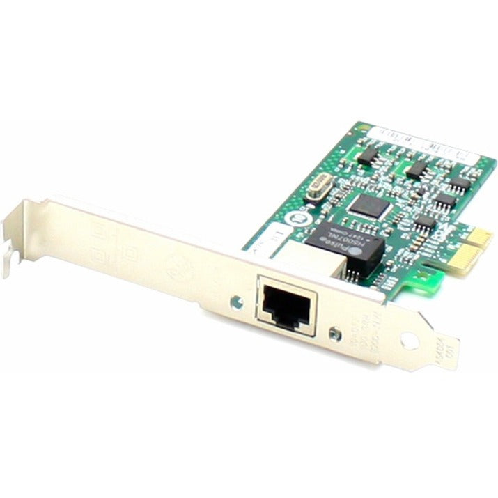 AddOn ADD-PCIE-1RJ45 Gigabit Ethernet NIC w/1 Port 1000Base-TX RJ45 PCIe x4, Copper 1000BASE-TX