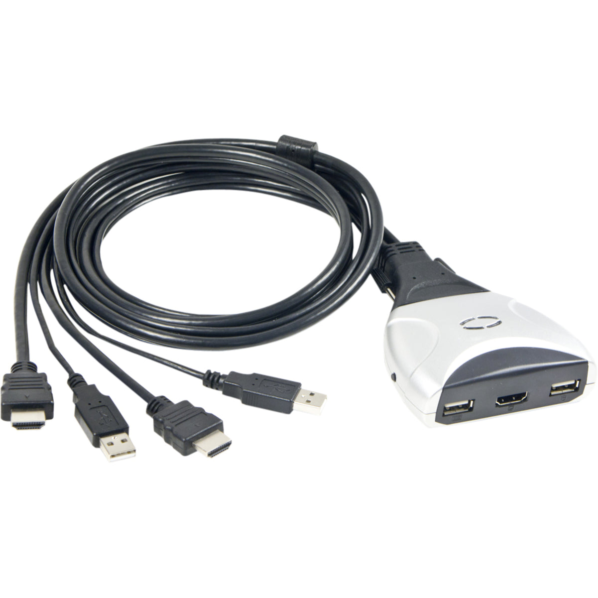 SYBA Multimedia SY-KVM31034 2 Port HDMI and USB 2.0 KVM Switch, Easy Computer Control and Switching