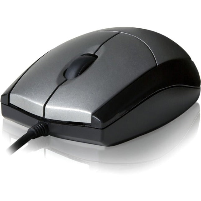 V7 MV3000010-5NC Full Size USB Optical Mouse, 2 Year Warranty, Scroll Wheel, 1000 dpi
