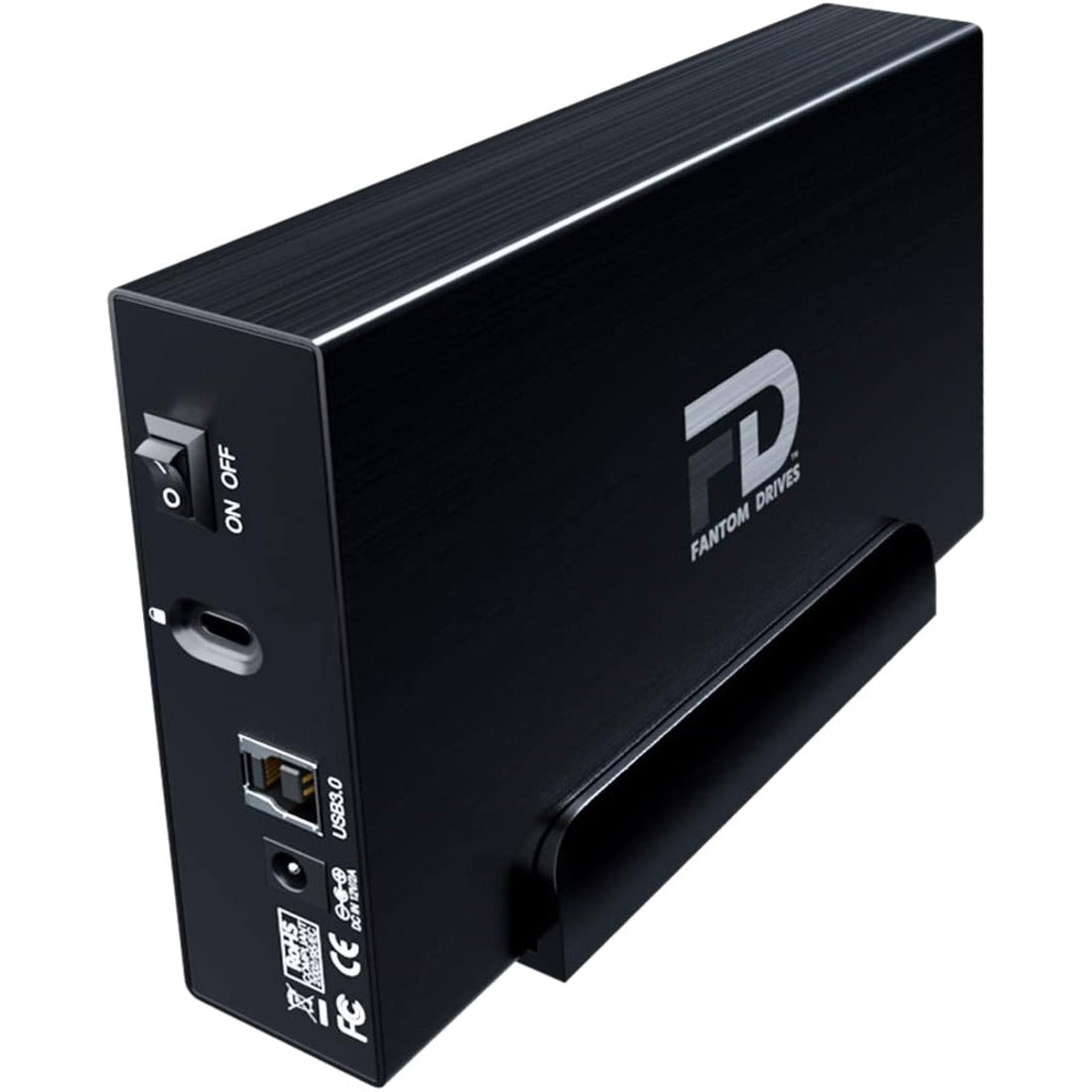 Fantom Drives GF3B4000U GFORCE 4TB External Hard Drive - USB 3.2 Gen 1 5Gb/s - Black, Quiet Fanless Design