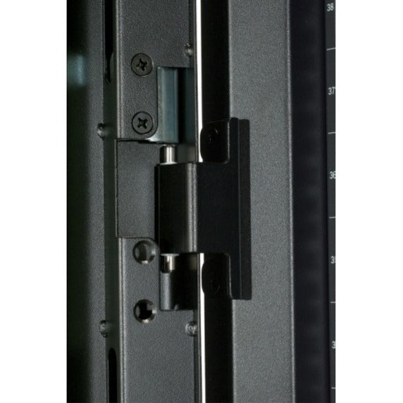 Schneider Electric AR3810 NetShelter Rack Cabinet, 42U, Casters, Cable Management, Black