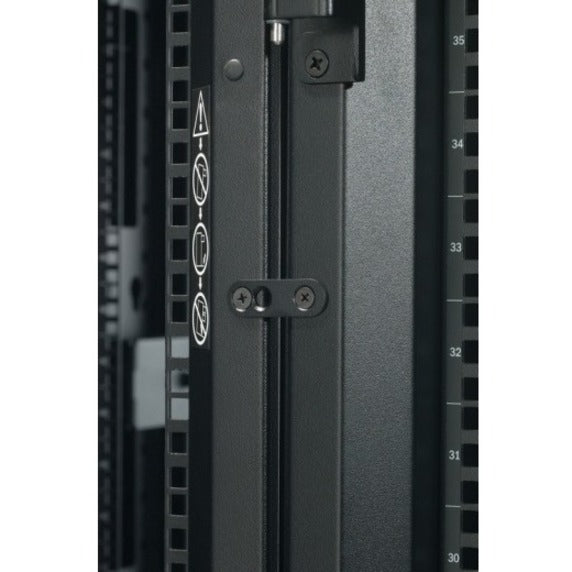APC AR3107 NetShelter SX 48U Rack Cabinet, Removable Side Panel, Adjustable Feet, Casters, Cable Management