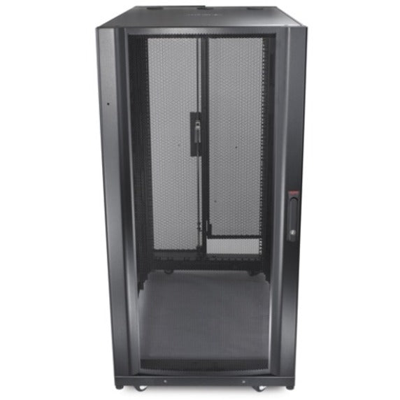 APC AR3104 NetShelter SX 24U Rack Cabinet, Perforated Door, Adjustable ...