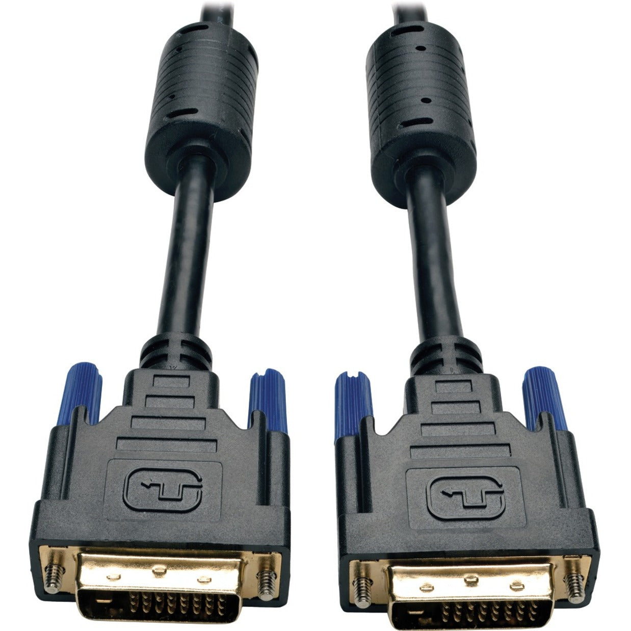 Tripp Lite P560-100-HD 100-ft. DVI High Definition Dual Link TMDS Cable, Molded, Ferrite Bead, Copper Conductor, Shielded, Gold Plated Connectors