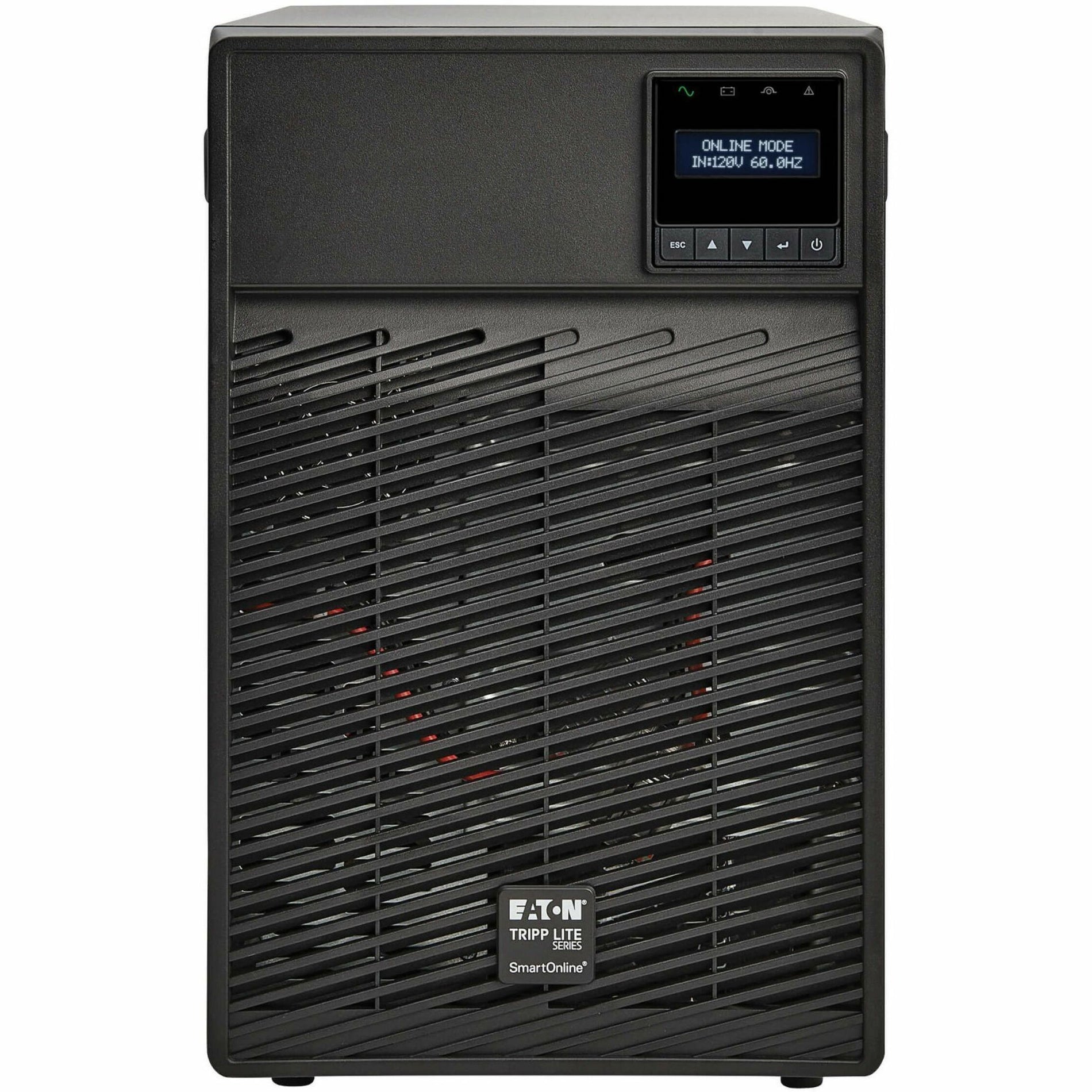 Tripp Lite SU1500XLCD SmartOnline 1500VA Tower UPS, 1350W, 2 Year Warranty, SNMP Manageable