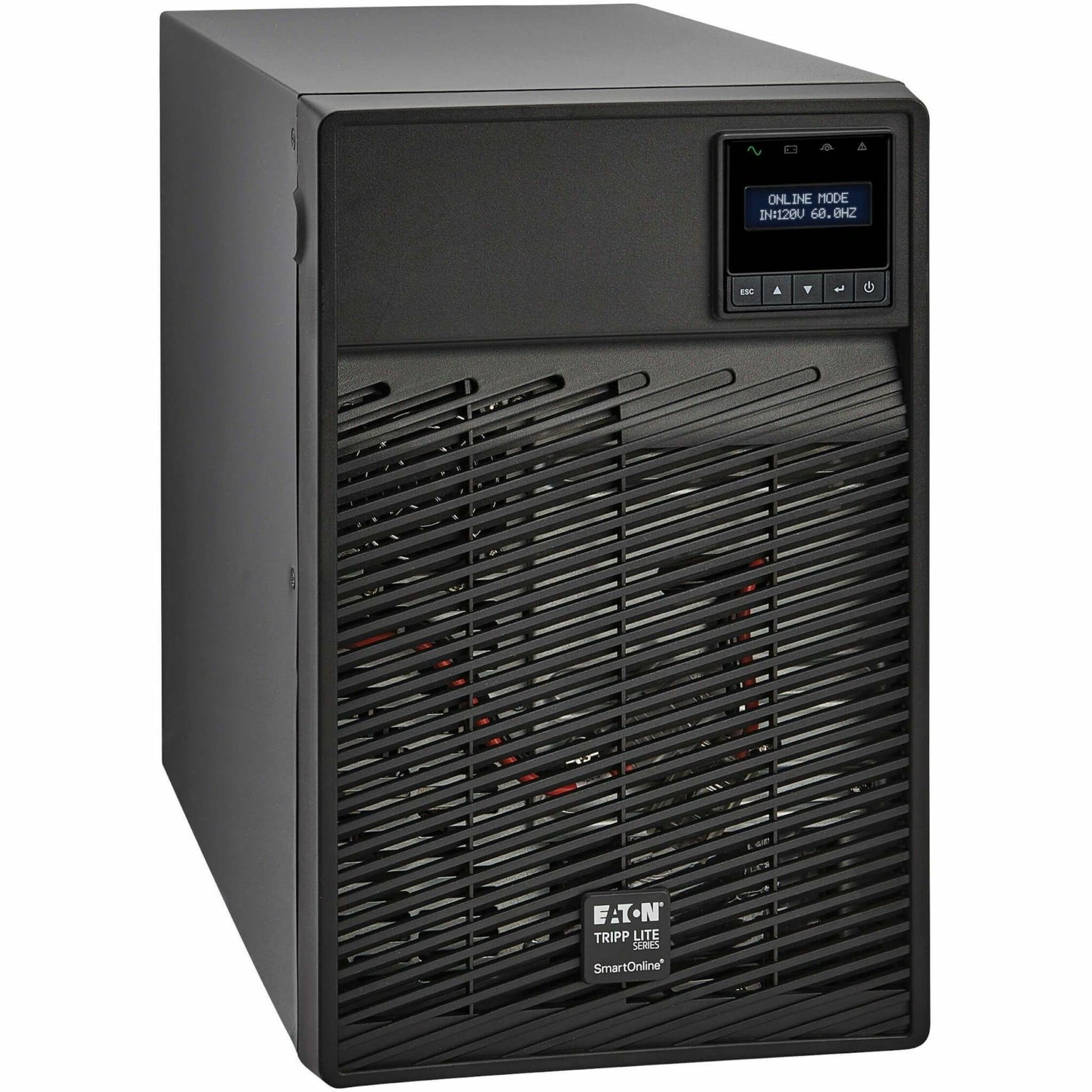 Tripp Lite SU1500XLCD SmartOnline 1500VA Tower UPS, 1350W, 2 Year Warranty, SNMP Manageable