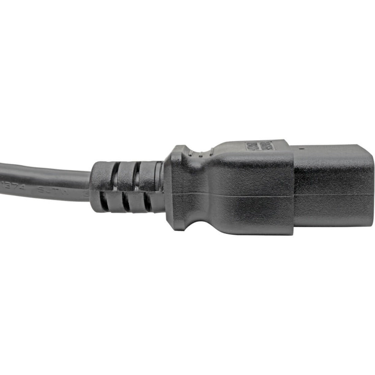 Tripp Lite P036-010 10-ft. Heavy Duty Power Cord, 20A, 250V AC, IEC-320-C19 to IEC-320-C20, Black