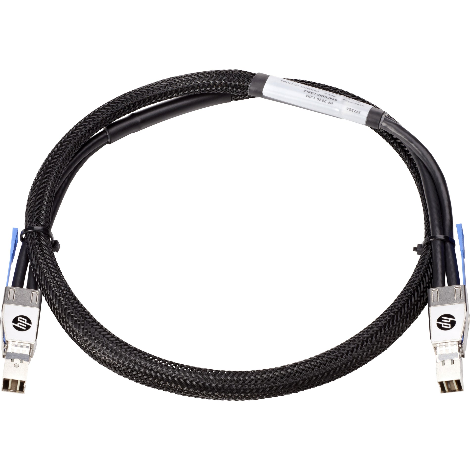 HPE J9736A 2920 3.0m Stacking Cable, 9.84 ft, Copper Conductor, Black