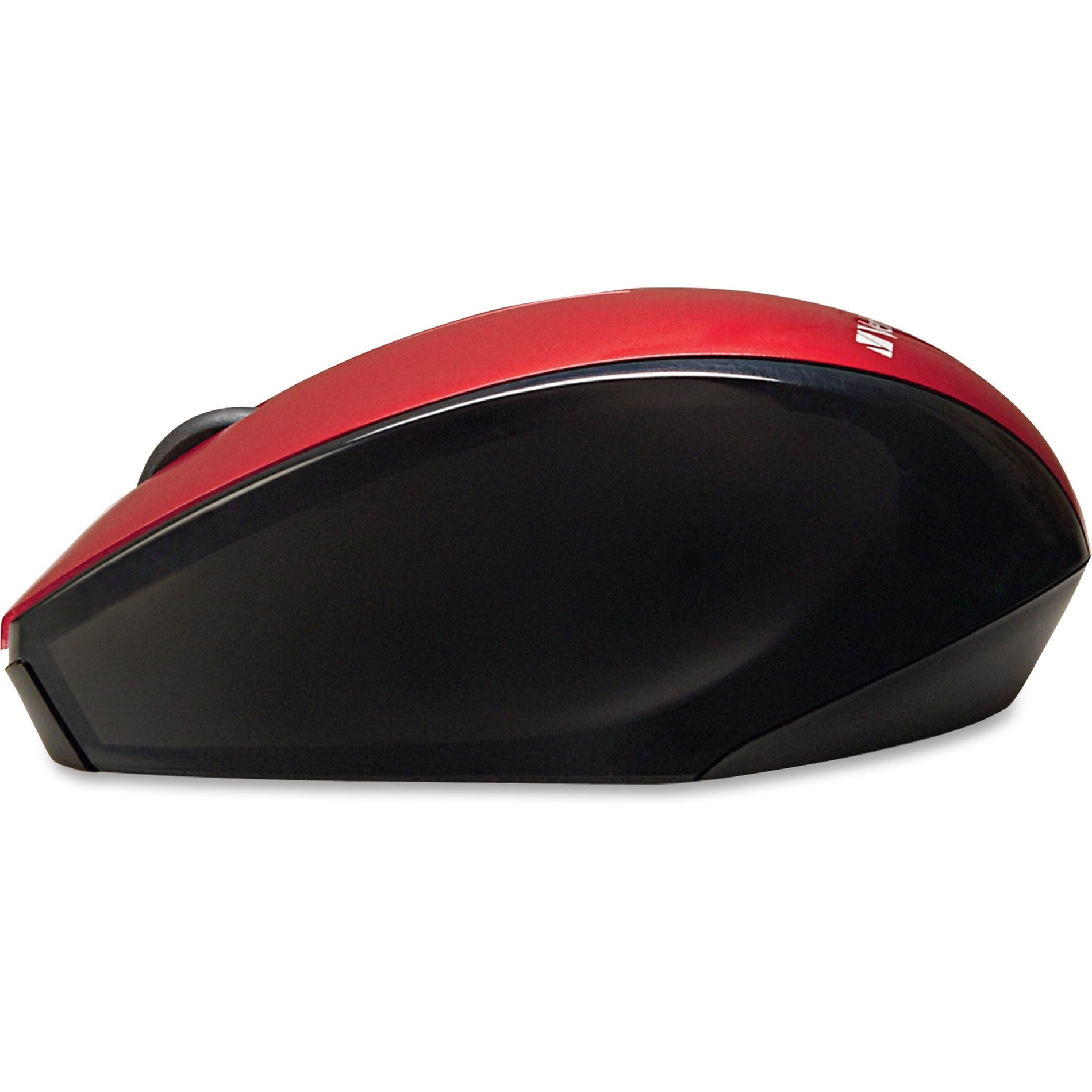 Verbatim 97995 Wireless Multi-trac LED Optical Mouse, Red - Comfort Grip, Ergonomic, Contour